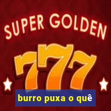 burro puxa o quê